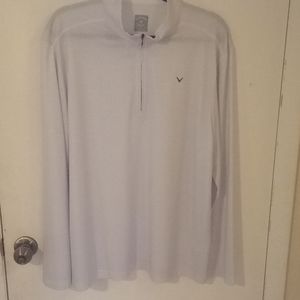 Callaway Opti-dry, long sleeve, quarter zip, golf shirt, size XL, never worn.